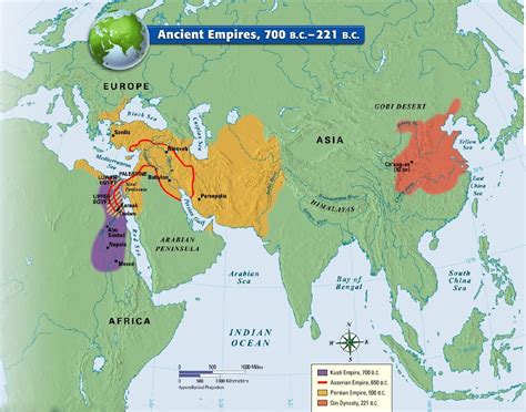 Ancient Empires 700 Bc 221 Bc Ancient World Maps Bible History