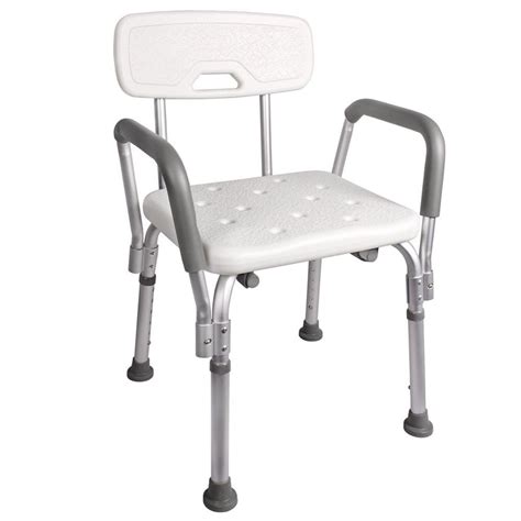 Ktaxon Zimtown Adjustable Medical Shower Chair White