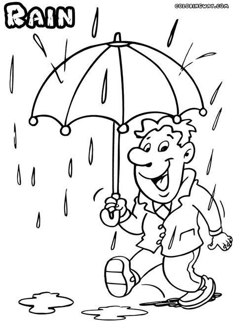 Click on the thumbnail of each spring coloring page. Rain coloring pages | Coloring pages to download and print