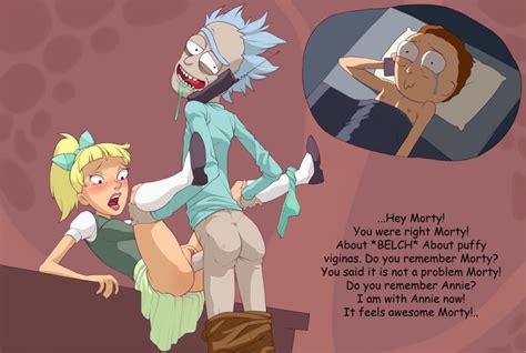 Rule 34 Annie Rick And Morty Ass Bangs Blonde Hair