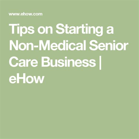 The health insurance landscape can be tricky to navigate. Tips on Starting a Non-Medical Senior Care Business | Business, Medical, How to become