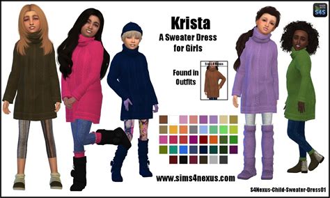Lookbooks Reblogs And 💋sim Downloads — Sims4nexus Krista A Sweater For