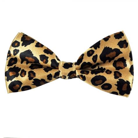 Leopard Print Novelty Bow Tie