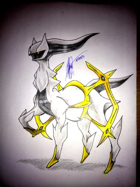 Arceus Fan Art By Gyhangy On Deviantart