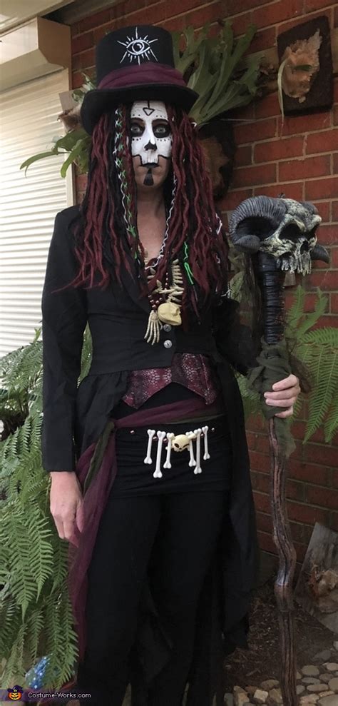 Voodoo Priestess Costume No Sew Diy Costumes