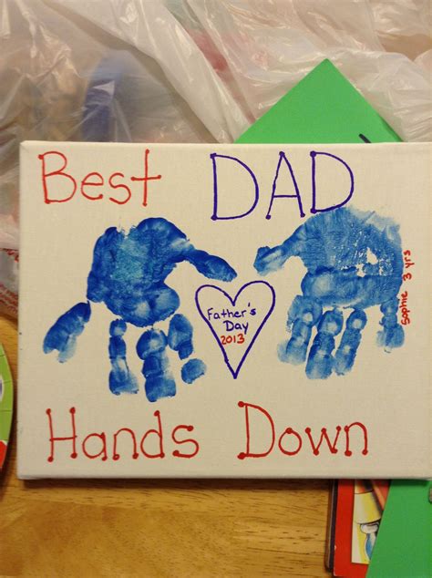 Homemade Fathers Day Ts Fathers Day Diy Kids