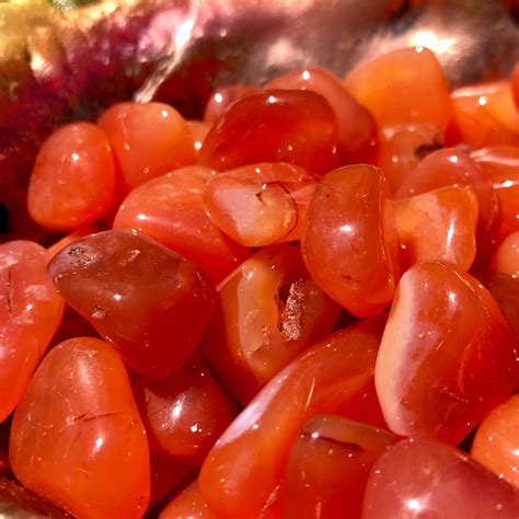 Sage Goddess Tumbled Carnelian For Igniting Creative Flow And Passion