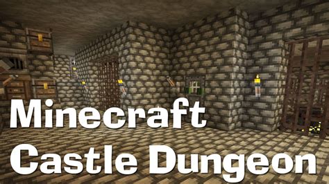 Minecraft Castle Dungeon Tour Youtube