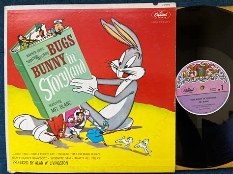 Bugs Bunny Lp Mel Blanc In Storyland Capitol J 3266 Vinyl Ebay