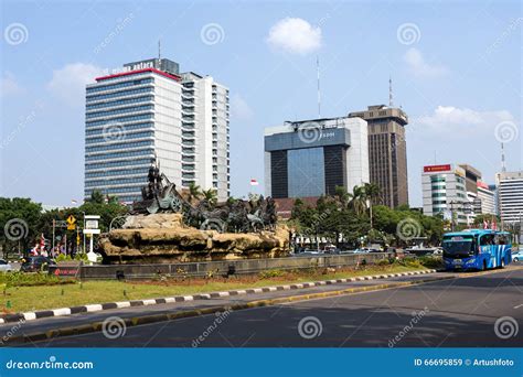 Arjuna Wijaya Chariot Statue In Jakarta Editorial Stock Image Image