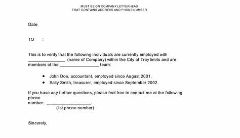 verification proof of unemployment letter sample