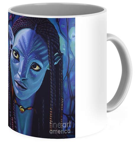 Zoe Saldana As Neytiri In Avatar Coffee Mug For Sale By Paul Meijering
