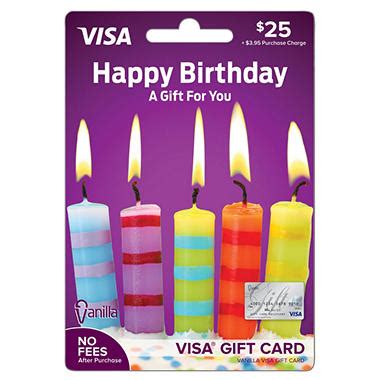 Free for commercial use no attribution required high quality images. Vanilla Visa® Happy Birthday Candles $25 Gift Card - Sam's Club