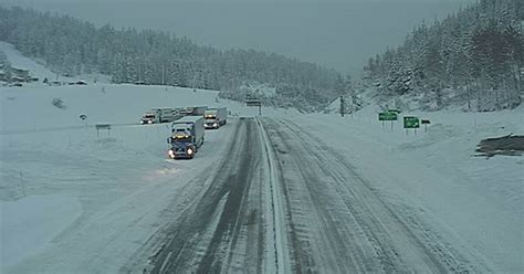 Update Severe Driving Conditions In Western Montana Lifted