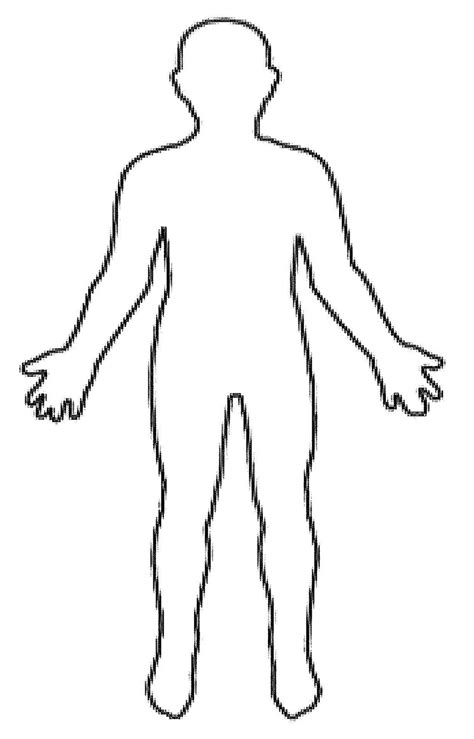 Human Body Clip Art Black And White Human Clipart Cliparts Library