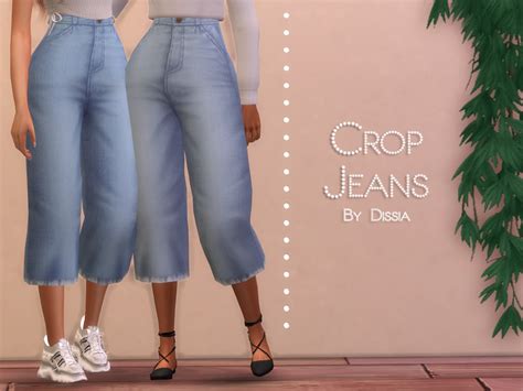 The Sims Resource Crop Jeans