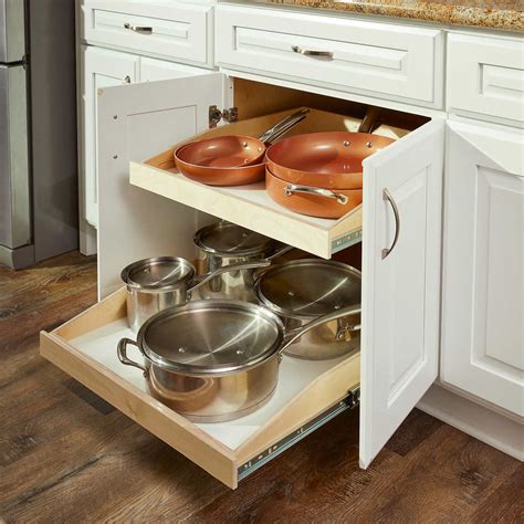 Shelfgenie solutions will streamline your kitchen's style and functionality, making it the most welcoming space in your home. Kitchen Cabinet Sliding Shelf Hardware | Taraba Home Review