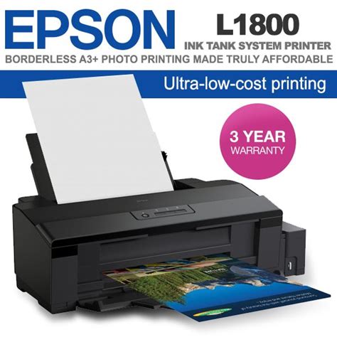 Epson L1800 Printer Epson L1800 Film Printer 13x19 Screen Printing