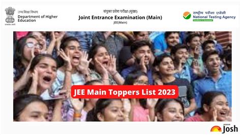 Jee Mains 2023 Toppers List 20 Students Secure 100 Percentile Bikkina