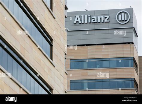 A Logo Sign Outside Of The Headquarters Of The Allianz Life Insurance