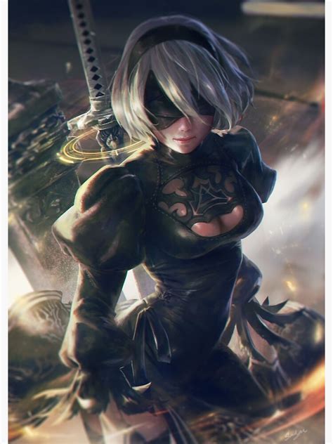 Nier Automata 2b Face Poliztg