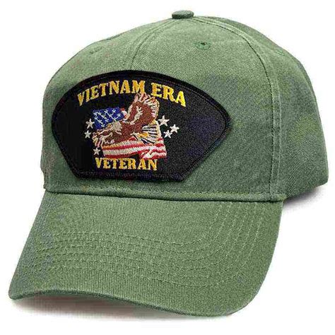 Vietnam Era Veteran Eagle And American Flag Hat