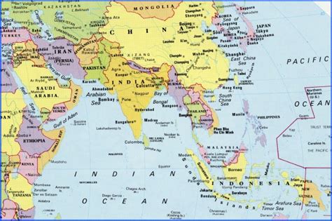 Political Map Of Far East
