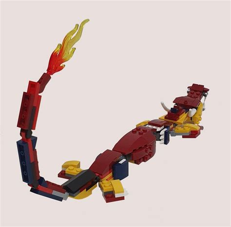 lego moc dragon moc lego creator 31102 by virks rebrickable build with lego