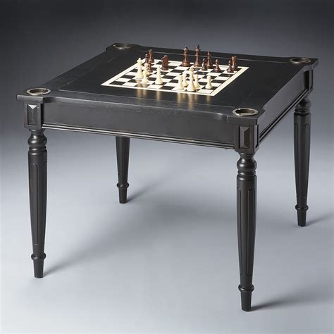 Check spelling or type a new query. Butler Masterpiece Collection Wood Multi-Game Card Table with Black Licorice Finish - Backgammon ...
