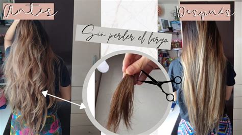 Cómo cortar tu cabello en capas largas y en V Manteniendo el largo YouTube