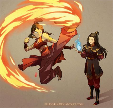 Korra In Fire Nation Clothing Awesome Why S Azula In There To Quote The Artist Korras