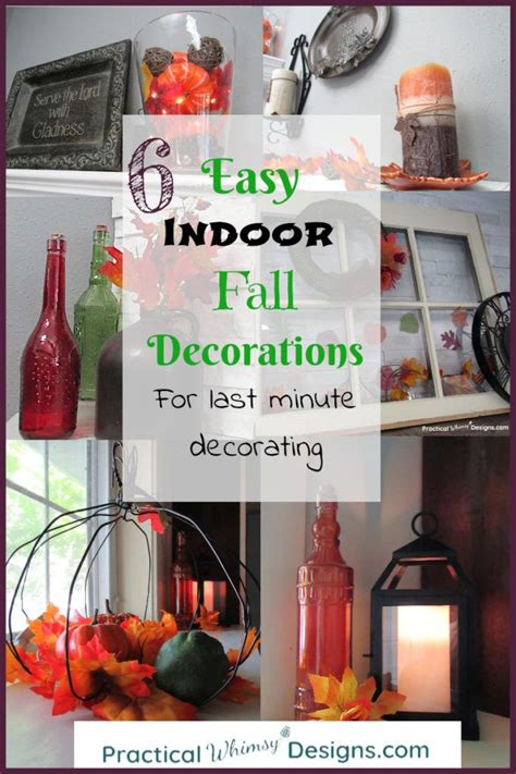 6 Easy Indoor Fall Decorations Indoor Fall Decor Fall