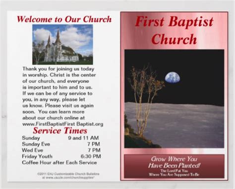 17 Church Bulletin Templates In Psd Indesign