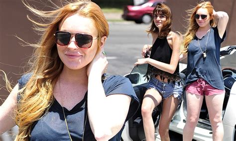Lindsay Lohan Shows Off Curves Post Rehab But Sister Ali Steals The