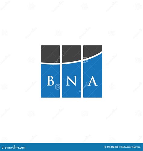 Bna Letter Logo Design On Black Background Bna Creative Initials