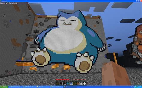 Minecraft Pixel Art Pokemon Snorlax Right Now The Only Sprites Ive