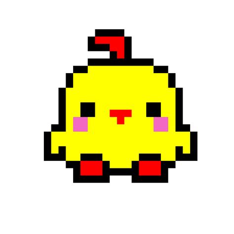 Baby Chicken Pixel Art