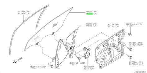 Buy Genuine Nissan 80301ca00b 80301 Ca00b Glass Assembly Door Window