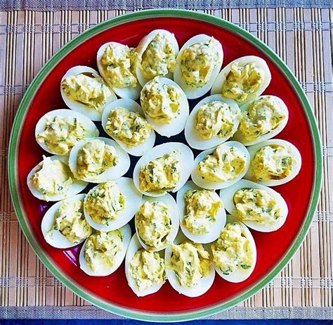 Perfect Deviled Eggs With Fresh Chives Recipe Just A Pinch