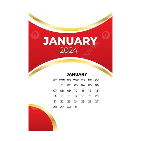 2024 Monthly Calendar Vector 2024 Monthly Calendar 2024 Monthly