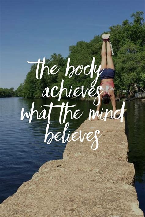 The Body Achieves What The Mind Believes
