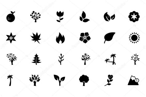 Nature Vector Icons 3 — Stock Vector © Creativestall 76369445