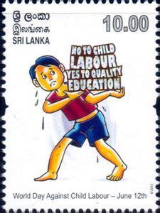 Calendar hand drawn in doodle style. Stamp catalog : Stamp › World Day Against Child Labour ...