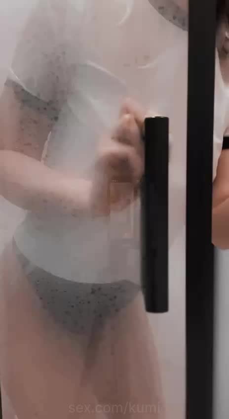 Kumi Will You Cum And Clean My Ass😍 Ass Thong Shower