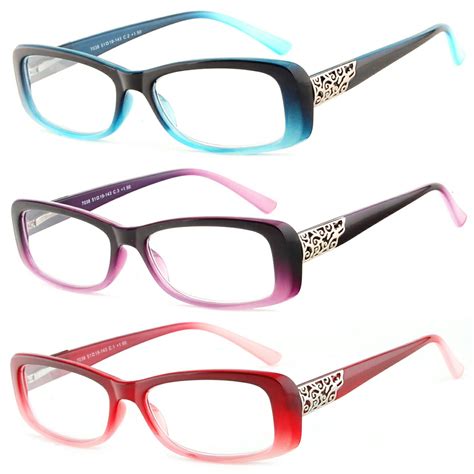 Galleon Success Eyewear Reading Glasses 3 Pair Quality Glasses For Reading Stylish Designed