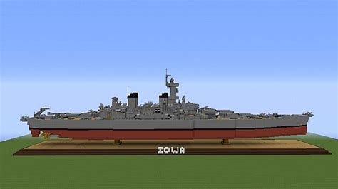 Uss Iowa Battleship Minecraft Project
