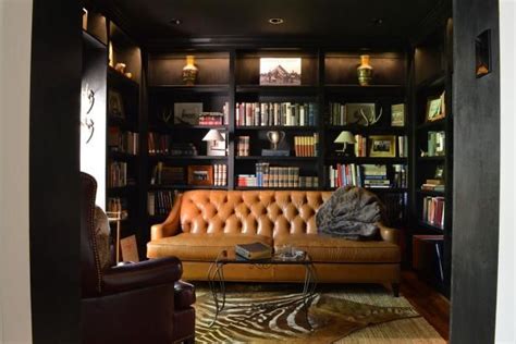 11 Home Libraries Worth Swooning Over House Design Living Room Sofa