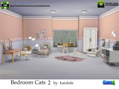 Sims 4 Ccs The Best Bedroom Cats 2 By Kardofe