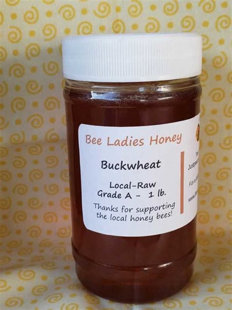 Buckwheat Raw Honey 16 Oz Bee Ladies Honey