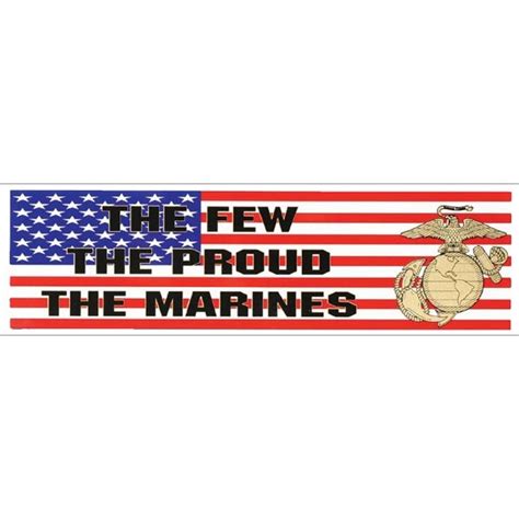 The Few The Proud The Marines Decal Micks Military Shop